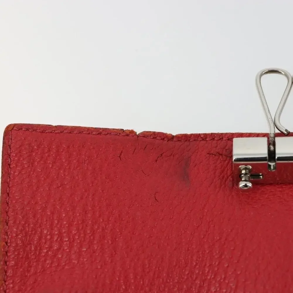 Hermes Leather Baan Key Case Beige